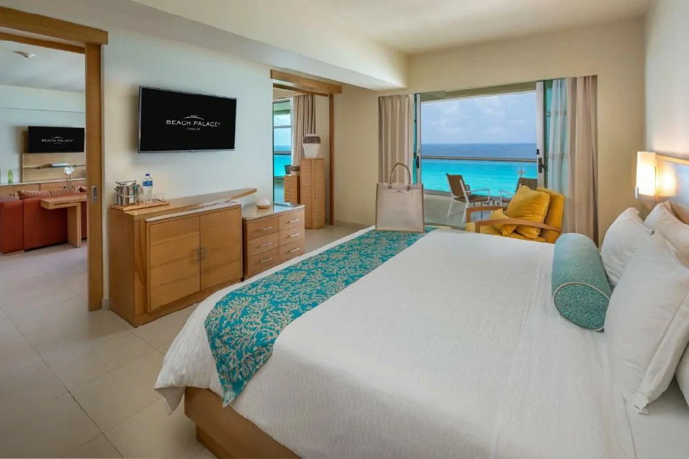 Habitación con jacuzzi en hotel beach-palace en Cancún, Quintana Roo