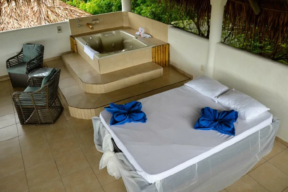 Habitación con jacuzzi en hotel bon-jesus en Monte Gordo, Veracruz