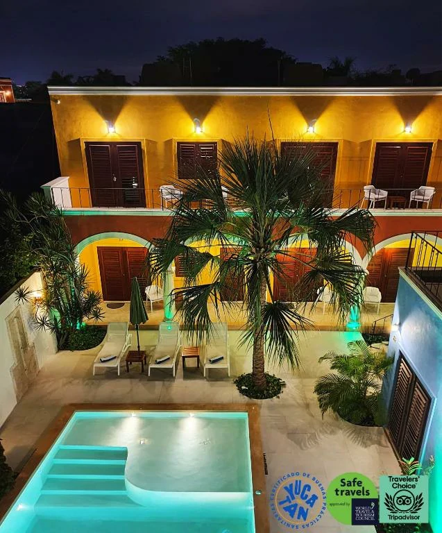 Habitación con jacuzzi en hotel boutique-ma-c-rida-santiago en Mérida, Yucatán