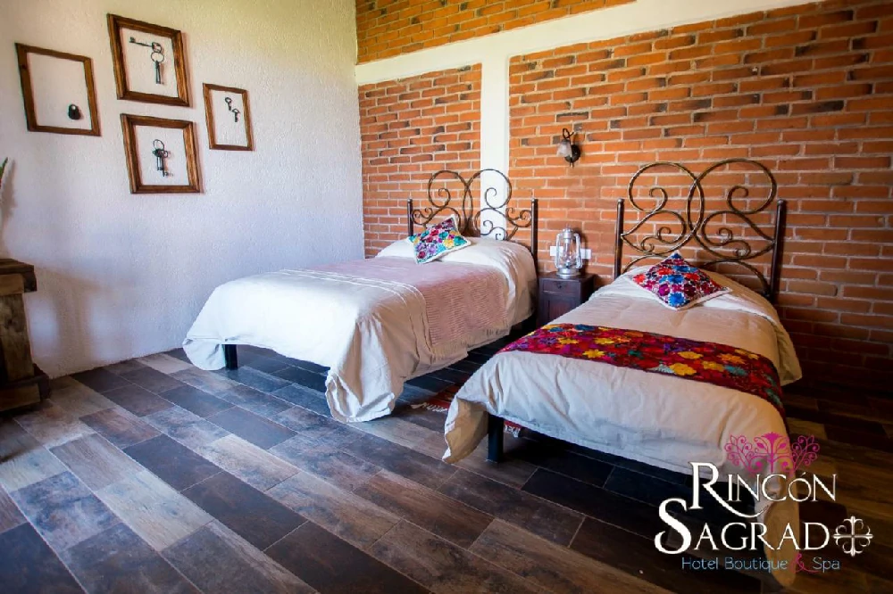 Habitación con jacuzzi en hotel boutique-rincon-sagrado en Atlixco, Puebla