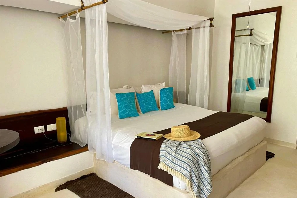 Habitación con jacuzzi en hotel cabanas-tulum en Tulum, Quintana Roo