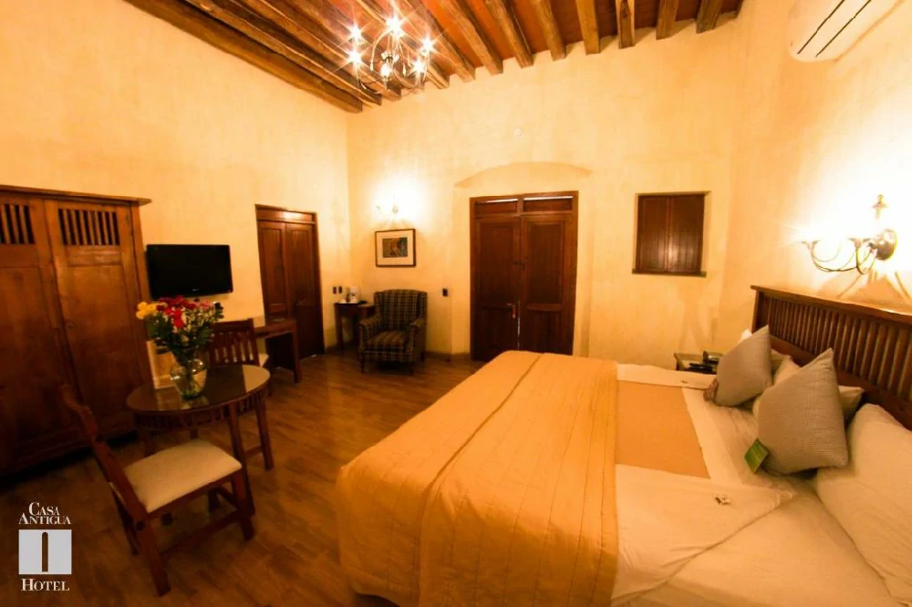 Habitación con jacuzzi en hotel casa-antigua en Oaxaca de Juárez, Oaxaca
