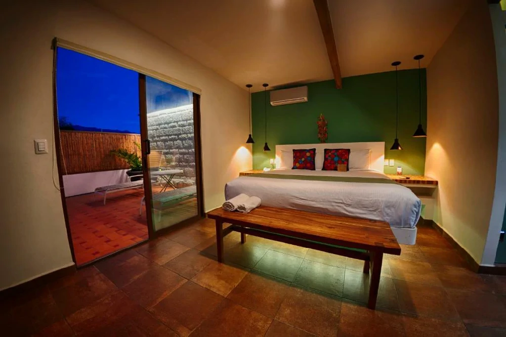 Habitación con jacuzzi en hotel casa-de-sierra-azul en Oaxaca de Juárez, Oaxaca