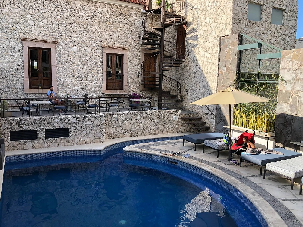 Habitación con jacuzzi en hotel casa-mateo-boutique en Bernal, Querétaro