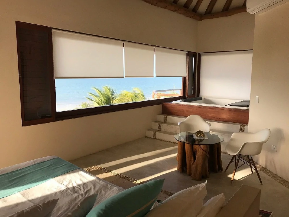 Habitación con jacuzzi en hotel casa-punta-coco-adults-only en Isla Holbox, Quintana Roo
