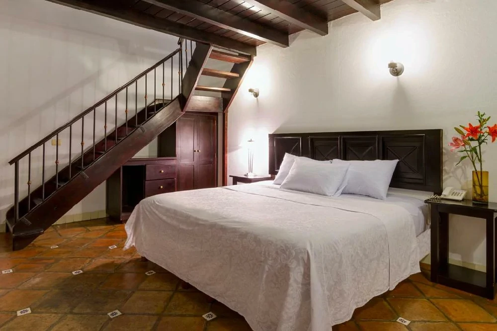 Habitación con jacuzzi en hotel casa-real-del-cafe en Coatepec, Veracruz