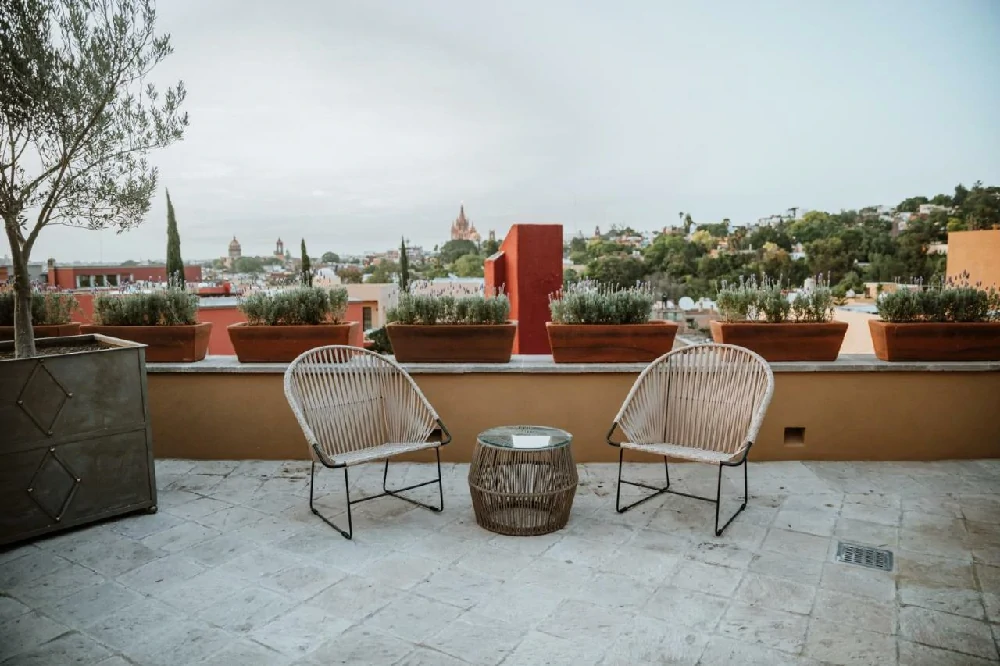 Habitación con jacuzzi en hotel el-golpe-de-vista en San Miguel de Allende, Guanajuato
