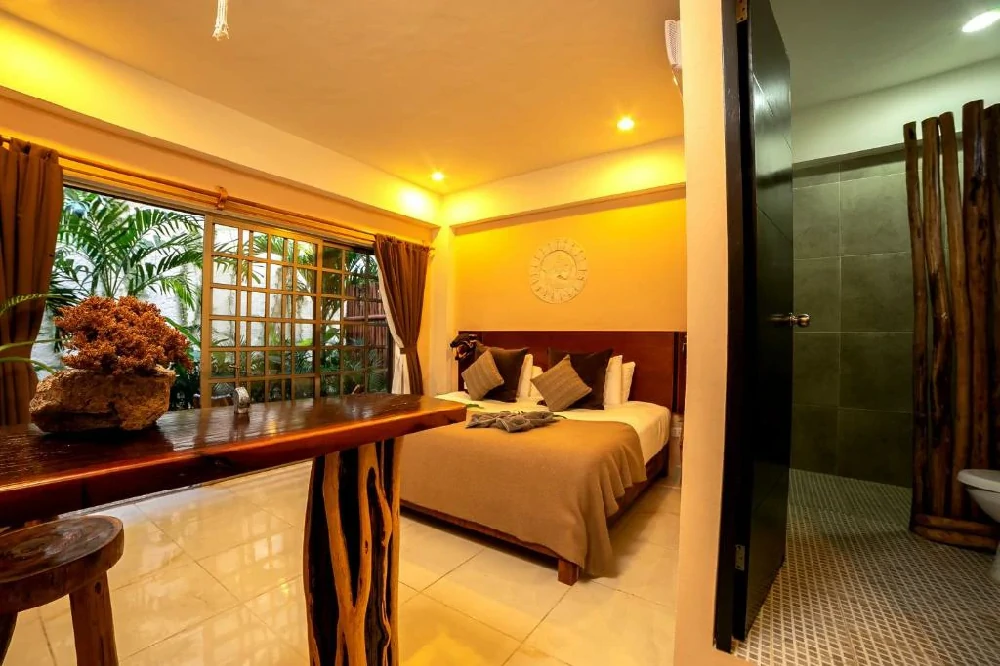 Habitación con jacuzzi en hotel grand-balam-plaza en Tulum, Quintana Roo
