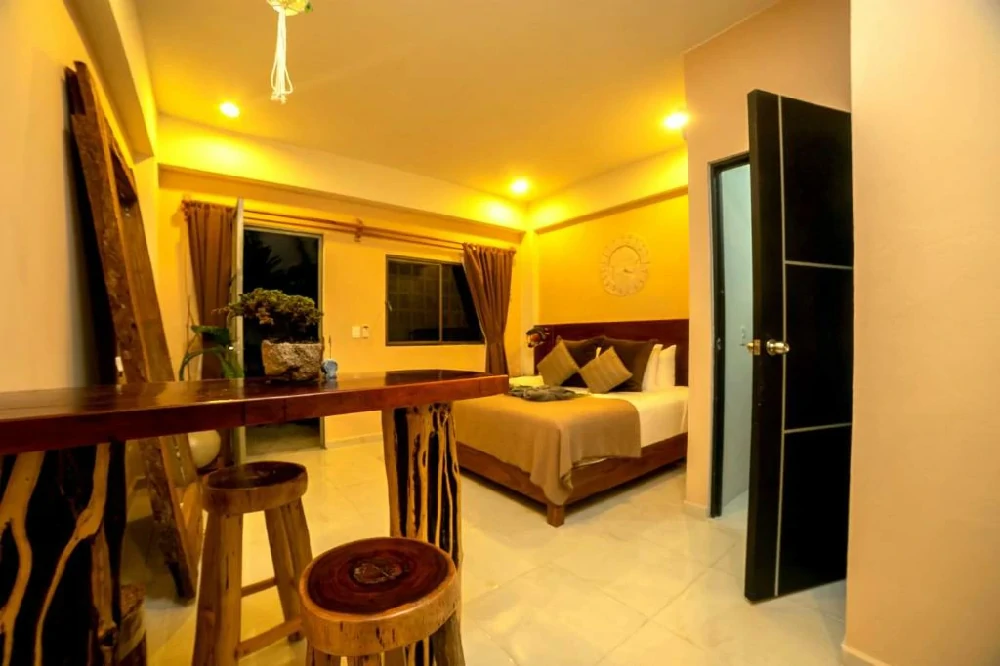 Habitación con jacuzzi en hotel grand-balam-plaza en Tulum, Quintana Roo