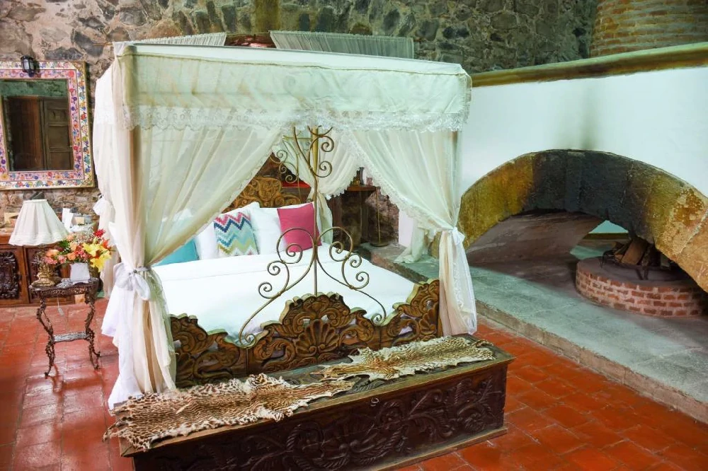 Habitación con jacuzzi en hotel hacienda-santa-maria-regla en Huasca de Ocampo, Hidalgo