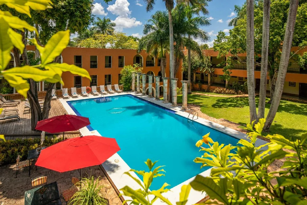 Habitación con jacuzzi en hotel hacienda-uxmal en Uxmal, Yucatán