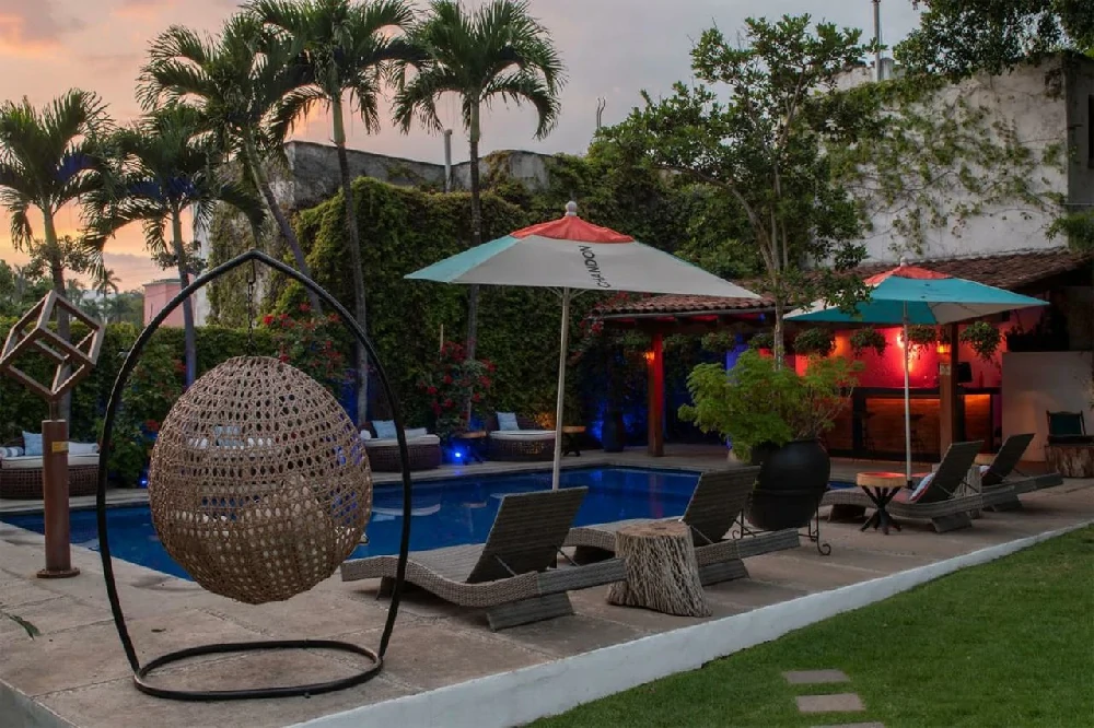 Habitación con jacuzzi en hotel hermoso-boutique-en-cuernavaca en Morelos, Estado de México