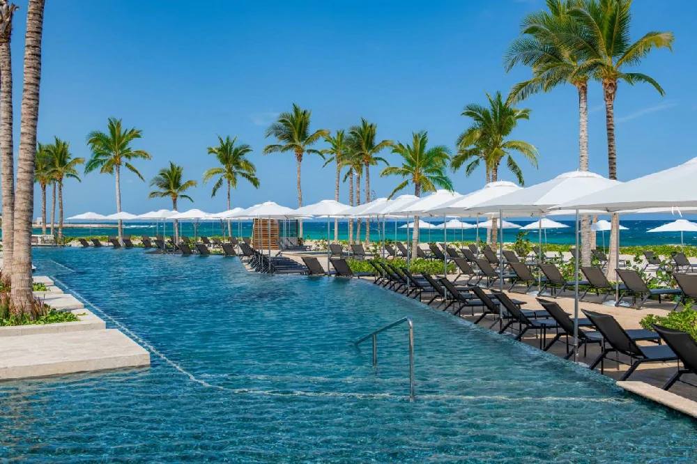 Habitación con jacuzzi en hotel hilton-tulum-all-inclusive-resort en Tulum, Quintana Roo