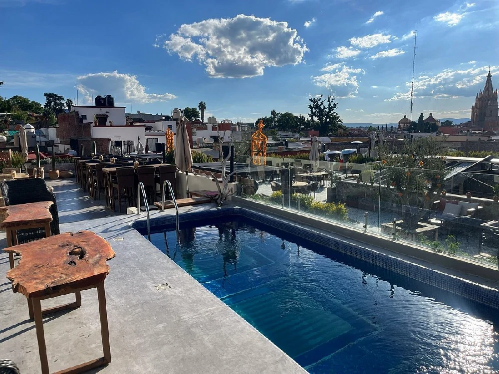 Habitación con jacuzzi en hotel madi en San Miguel de Allende, Guanajuato