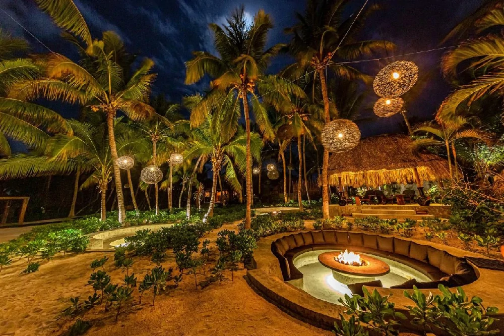 Habitación con jacuzzi en hotel maya-tulum-resort en Tulum, Quintana Roo