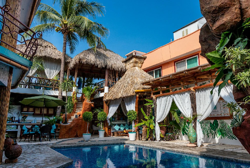 Habitación con jacuzzi en hotel monyoli-boutique en Acapulco, Guerrero