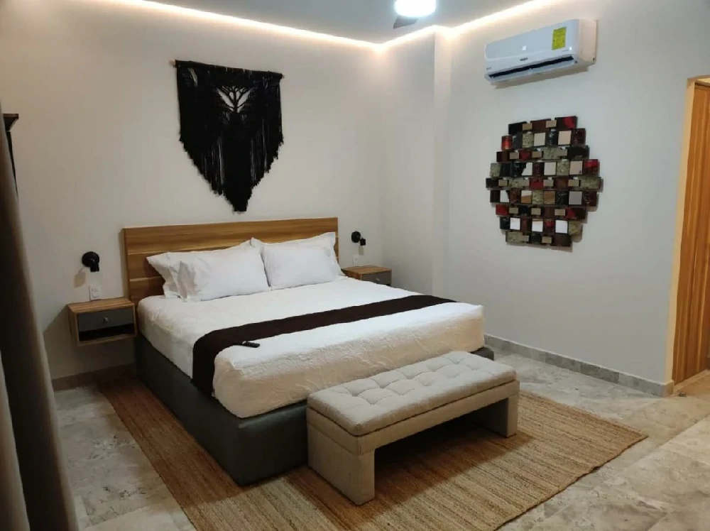 Habitación con jacuzzi en hotel mya-residence en Tulum, Quintana Roo