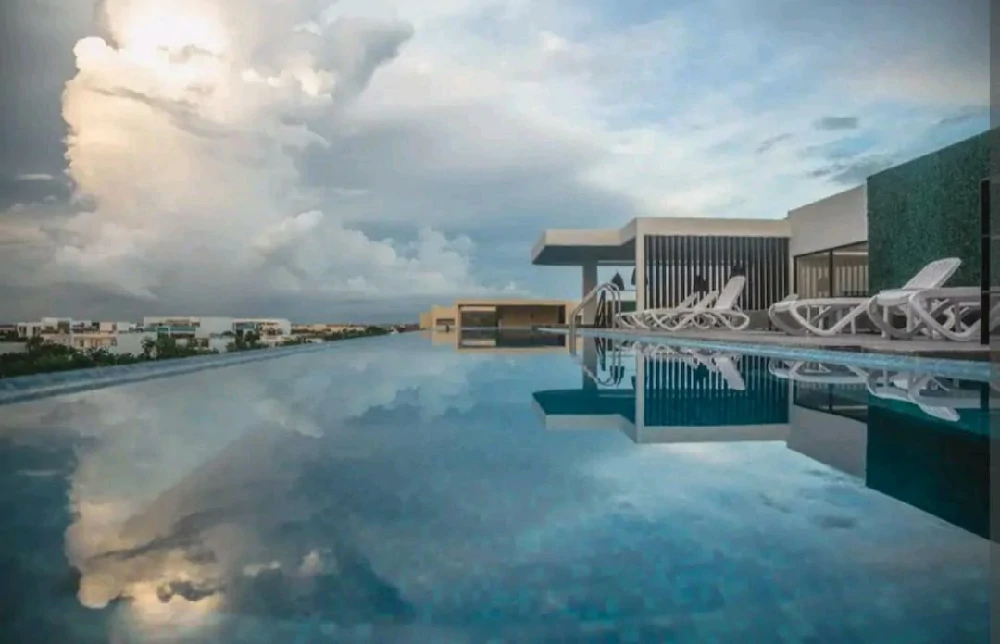Habitación con jacuzzi en hotel mya-residence en Tulum, Quintana Roo