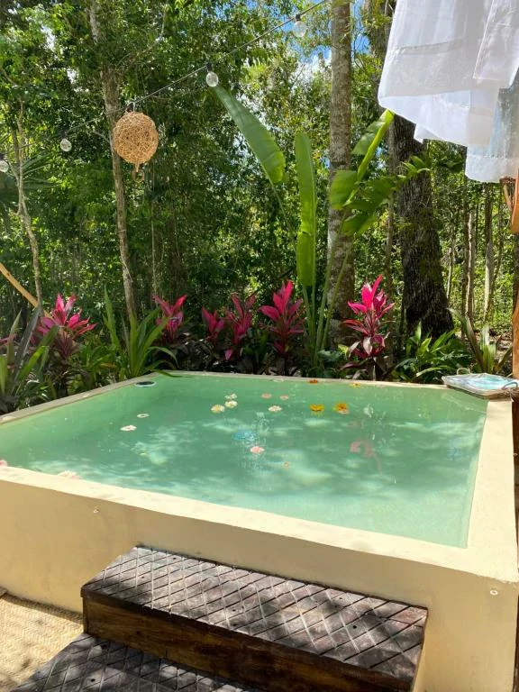 Habitación con jacuzzi en hotel nuscaa-boutique-tree-house-amp-spa en Puerto Morelos, Quintana Roo
