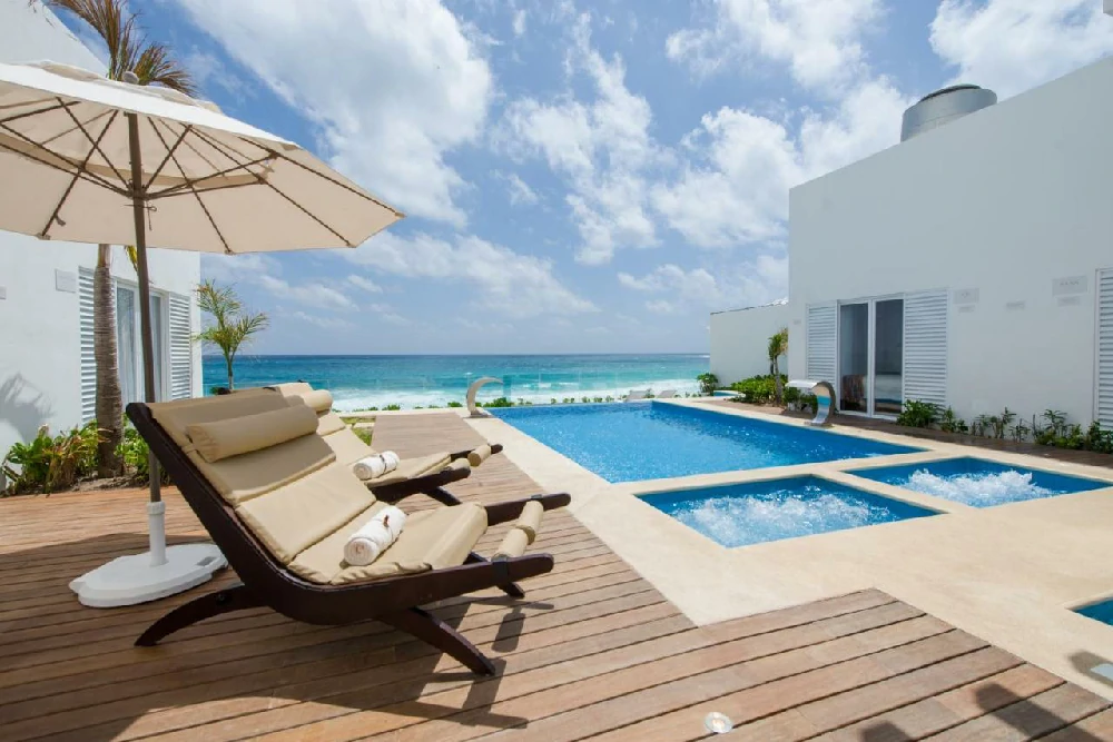 Hoteles románticos todo incluido oleo-cancun-playa en Cancún, Quintana Roo