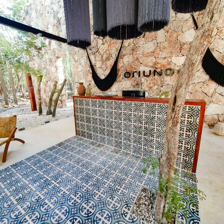Habitación con jacuzzi en hotel oriundo-luxury-nature-villas en Valladolid, Yucatán