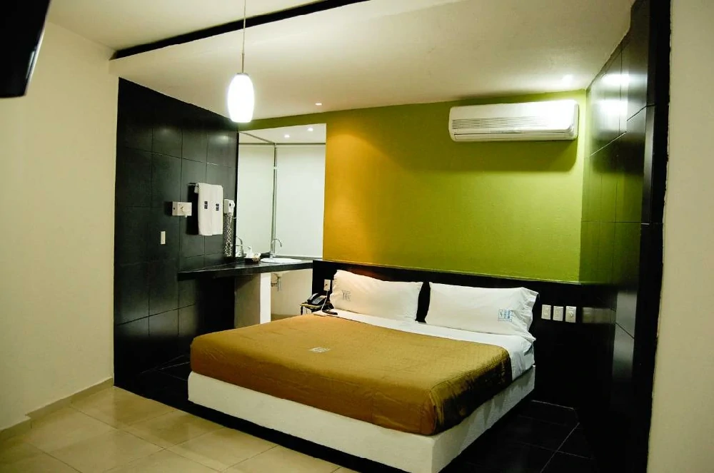 Habitación con jacuzzi en hotel porto-novo en Veracruz, Veracruz
