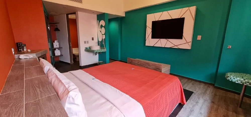 Habitación con jacuzzi en hotel tacubaya en Ciudad de México, México DF
