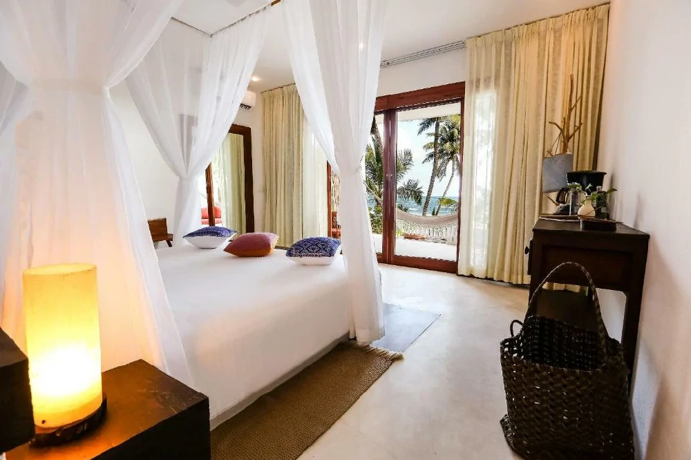 Habitación con jacuzzi en hotel the-beach en Tulum, Quintana Roo