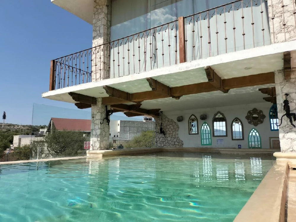Habitación con jacuzzi en hotel ventanas-al-cielo en Bernal, Querétaro