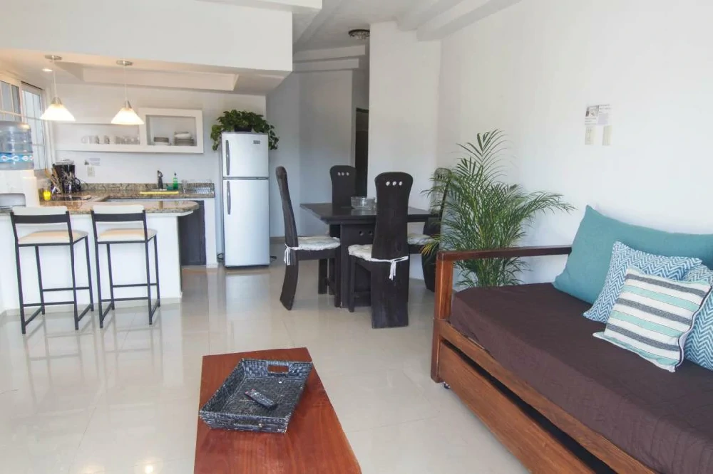 Habitación con jacuzzi en hotel villas-aramara en Chacala, Nayarit
