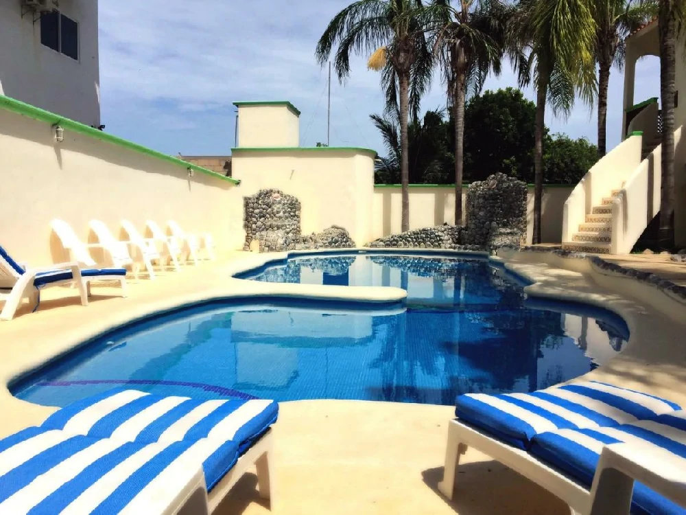 Habitación con jacuzzi en hotel villas-coco-paraiso-isla-mujeres en Isla Mujeres, Quintana Roo