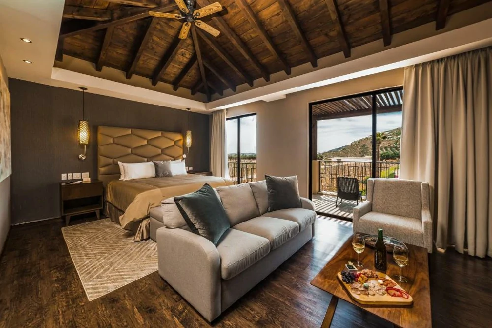 Habitación con jacuzzi en hotel villas-el-cielo en Valle de Guadalupe, Baja California