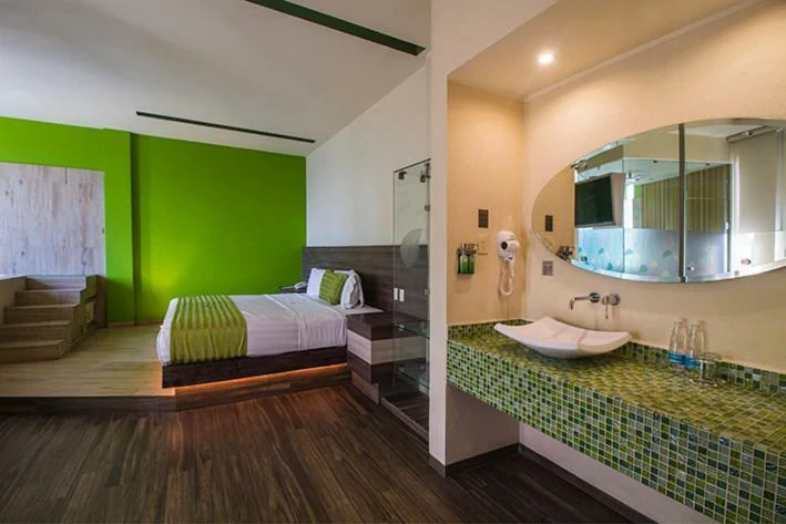 Habitación con jacuzzi en hotel y-villas-natura en Ciudad de México, México DF